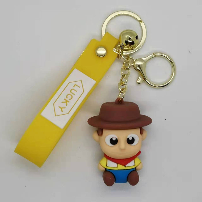 Wholesale Cartoon   Bass Doll Keychain Pendant Bag Car Keychain Accessories
