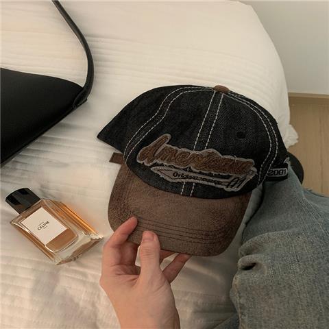 Wholesale Vintage vintage duckbill cap versatile sun hat denim baseball cap