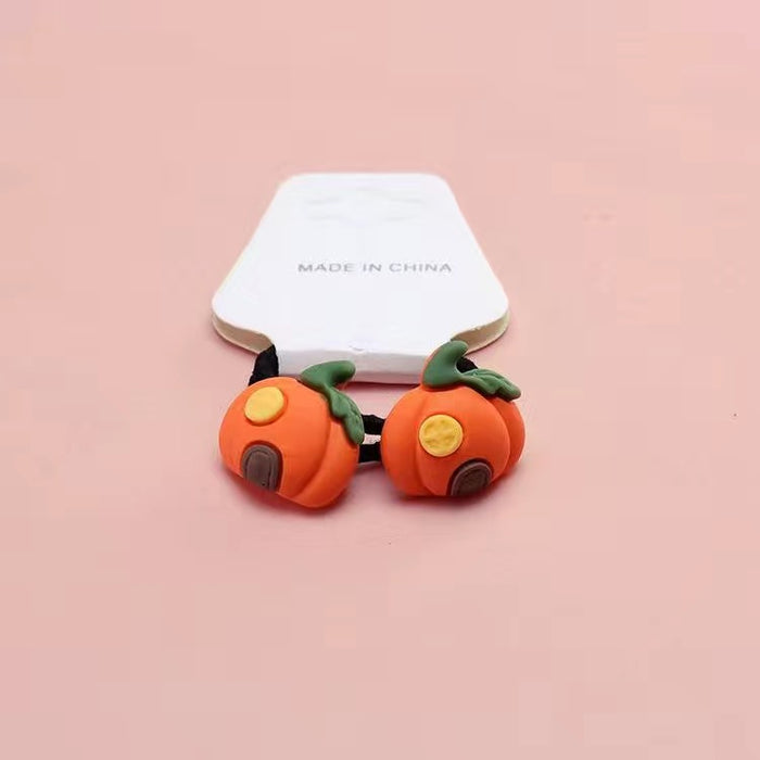 Wholesale Cute  pumpkin ghost children' s hair band Girls baby rubber band Girls hair accessories headband headdress suit