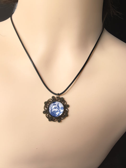 Wholesale Versatile hollow oval earrings necklace set with earrings and hooks