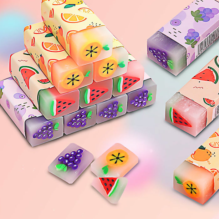 Wholesale Slice eraser creative cartoon fragrance art painting eraser