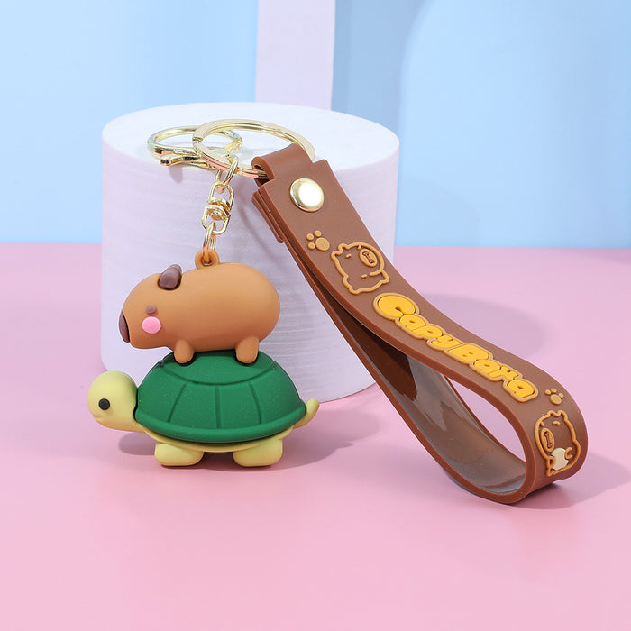 Wholesale  Capybara Small Pendant Doll Keychain