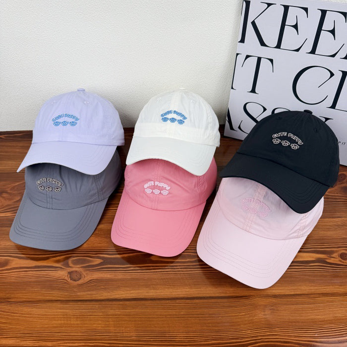 Wholesale Ultra thin hat, breathable quick drying baseball cap, outdoor sports sun hat, casual duckbill cap