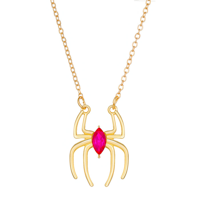 Wholesale Simple Spider Alloy Necklace Ring JDC-NE-MiaoYa002