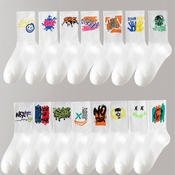 Wholesale Socks women' s sports socks cotton socks white stockings autumn and winter