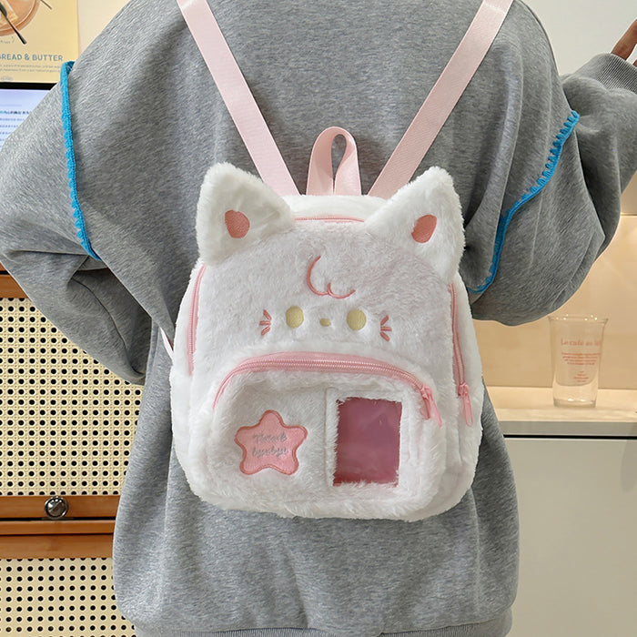 Wholesale Cute cartoon plush backpack bags for girls