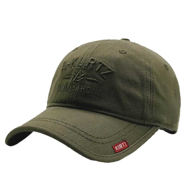 Wholesale Tourist hat, baseball cap, embroidered outdoor sports and leisure, simple and versatile, sun shading and sun protection, pure cotton