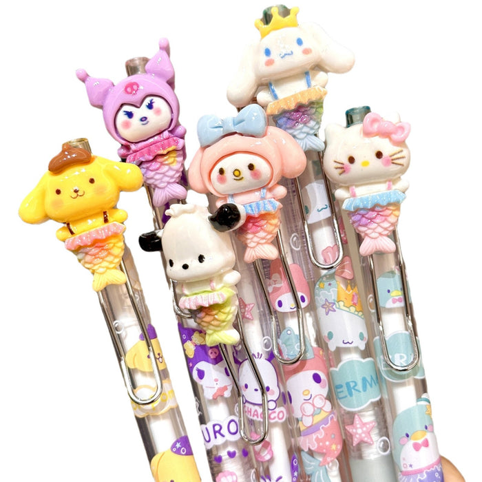 Wholesale 0. 5mm Push-Action Pen with Cartoon Resin Embellishment