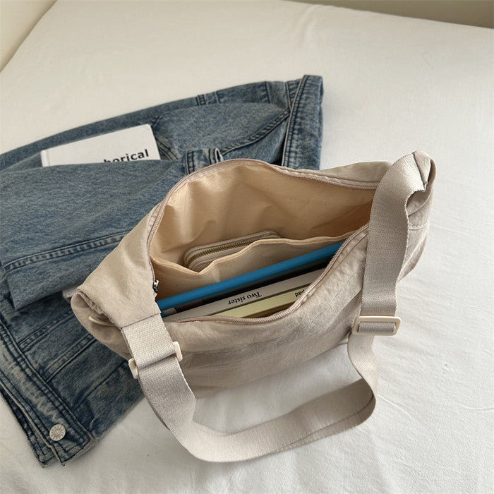 Wholesale Casual versatile crossbody bag, new fashionable and simple shoulder bag, solid color and lightweight