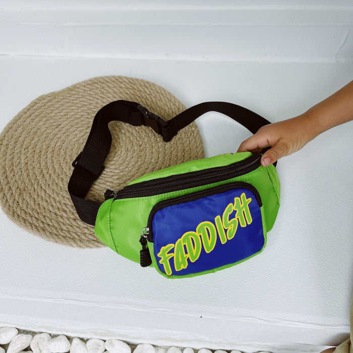 Wholesale children's bag  boy crossbody shoulder bag fashionable letter little girl waist bag chest