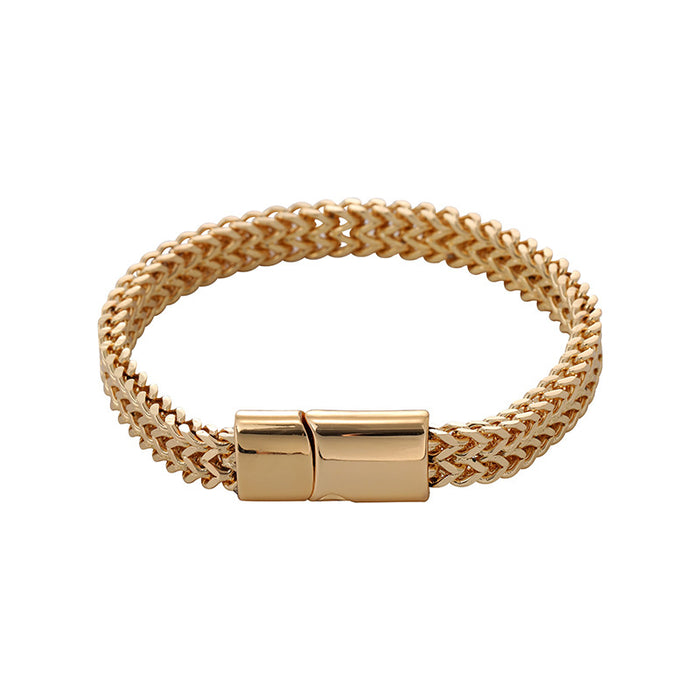 Wholesale hip-hop Stainless Steel fish scale punk Men's Bracelets