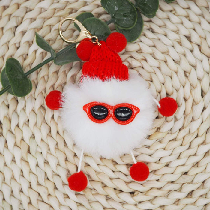 Wholesale Cute bag decoration plush toy car keychain pendant