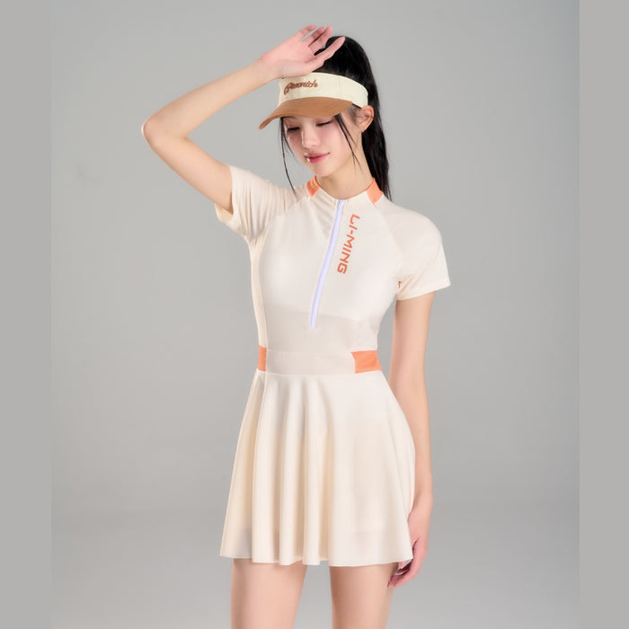 Wholesale Sports swimsuit one-piece skirt conservative hot spring swimsuit