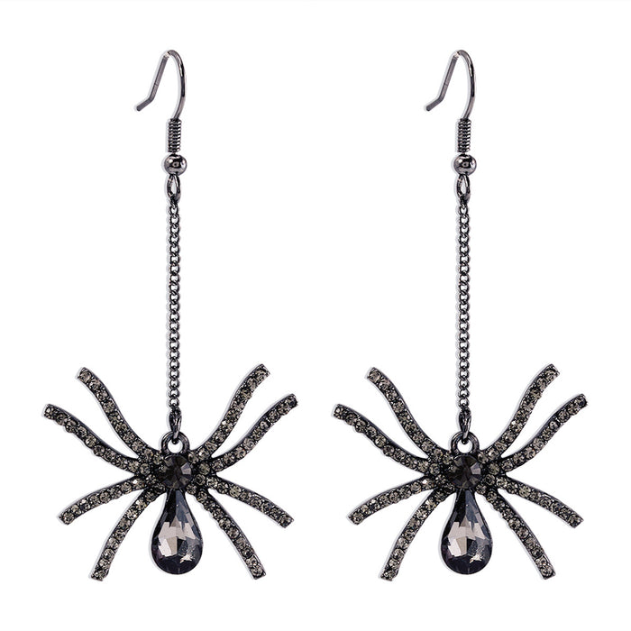 Wholesale Alloy Wansheng New Exaggerated Spider Earrings JDC-ES-QianDi002