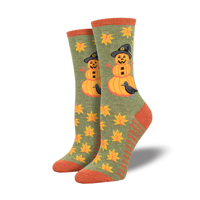 Wholesale  Creative Funny Pumpkin Jacquard Trendy Socks for Men and Women Couples Mid-Calf Socks Halloween
