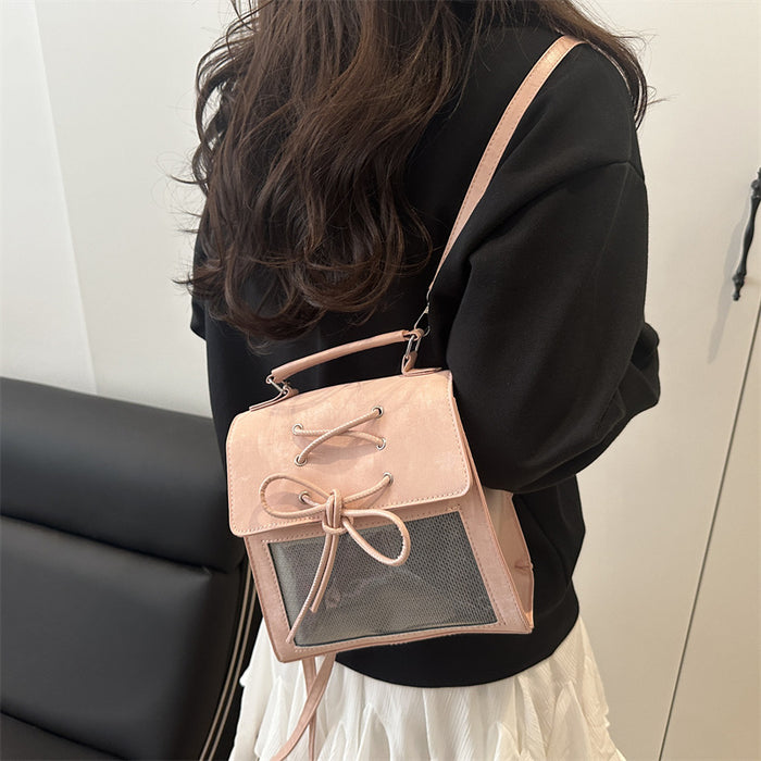 Wholesale Bow shaped backpack, multi-functional cute handbag, shoulder bag