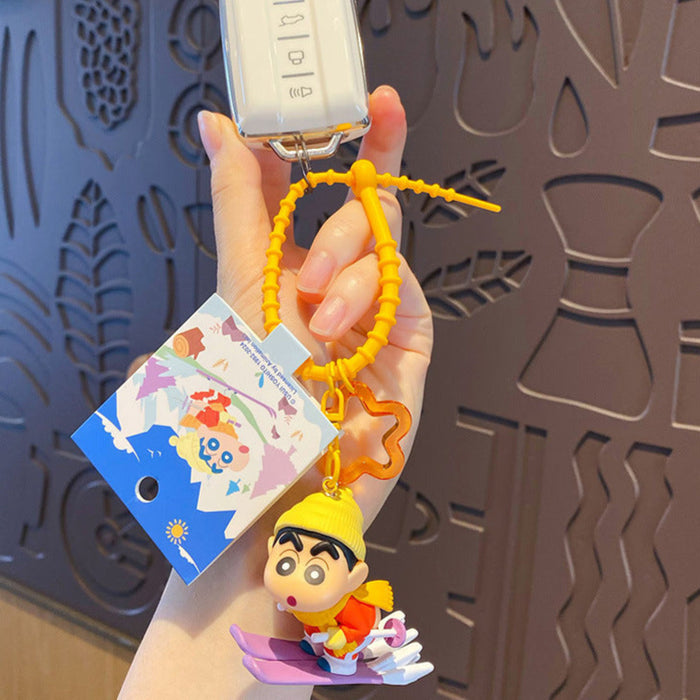 Wholesale Cartoon Ice and Snow Series Keychain Couple Schoolbag Car Pendant Key Chain