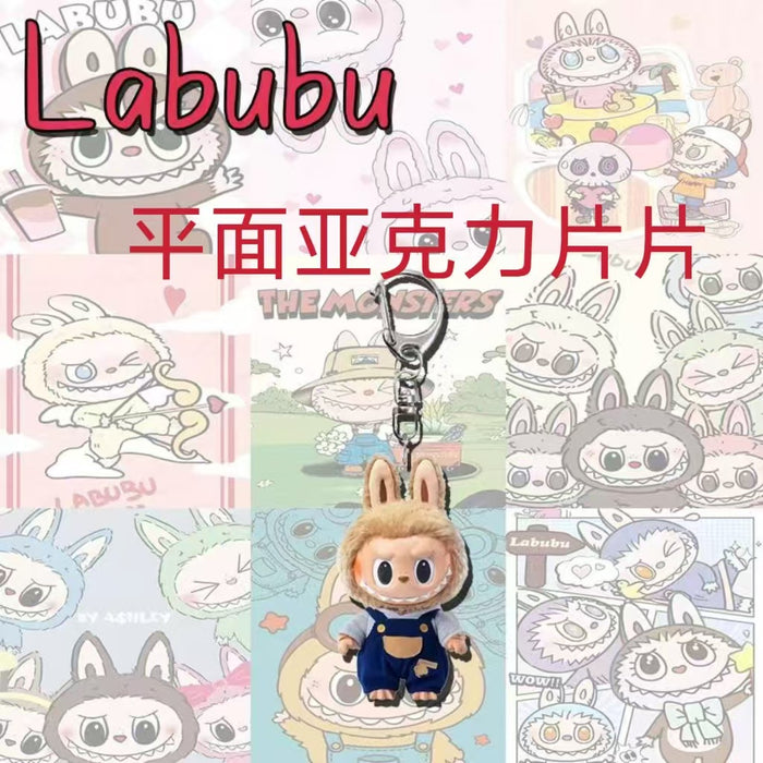 Wholesale Little Sheep Keychain Cute Cartoon Acrylic Personalized School Bag Pendant Keychain Gift