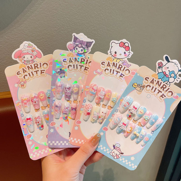 Wholesale children Long cute nail stickers