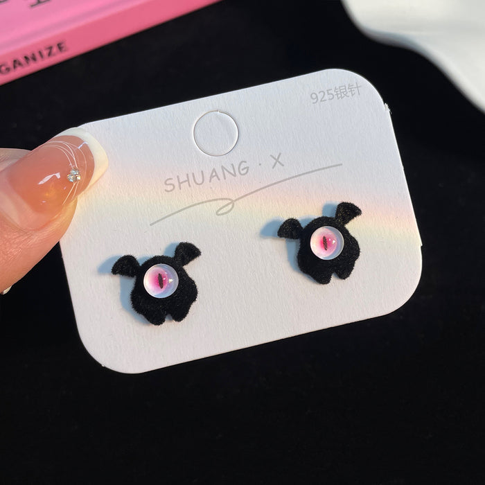 Wholesale Cartoon Monster Alloy Earrings JDC-ES-Shuangx012