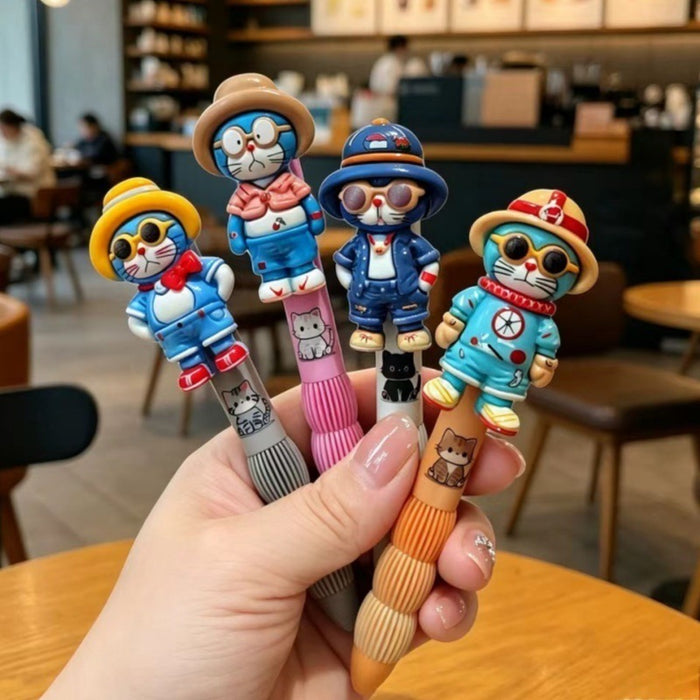 Wholesale Trendy Cartoon Cat Gel Pen 0. 5mm Cute Stationery