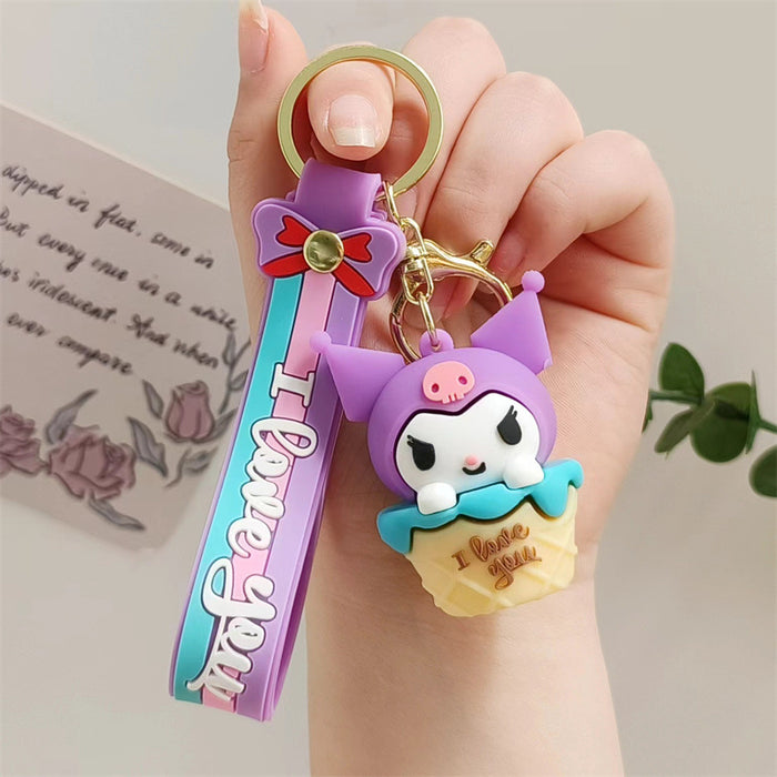 Wholesale Cartoon Silicone Doll Keychain JDC-KC-HaoXi012