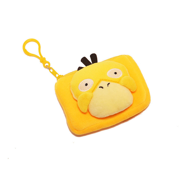 Wholesale Yellow Duck Plush Bag Charm Car Key Accessory Cute Coin Purse