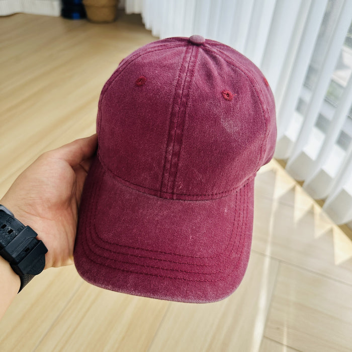 Wholesale The new washed cotton soft top duckbill cap is suitable for versatile baseball caps