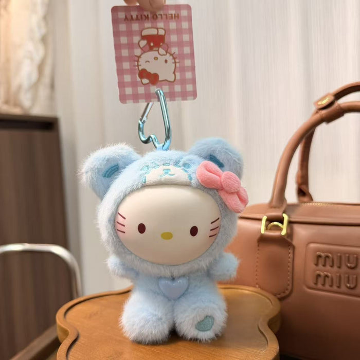 Wholesale Cute plush pajama keychain