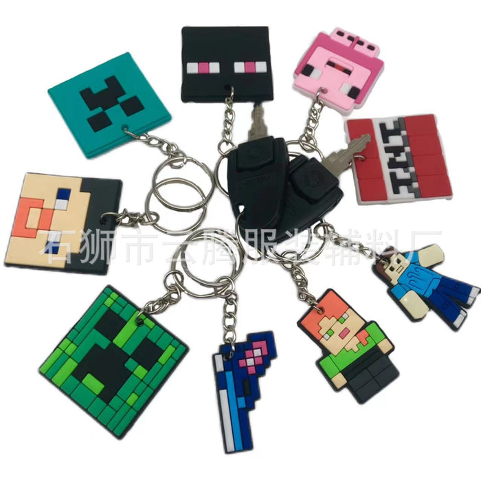 Wholesale 10pcs School Bag Pendant Cartoon Accessories Pendant Key Chain