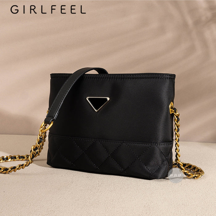 Wholesale Chain Small Square Bag Shoulder Crossbody Bag Bucket Bag