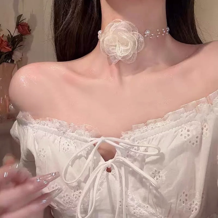 Wholesale Retro necklace for women, light luxury, fashionable and high-end, collarbone chain