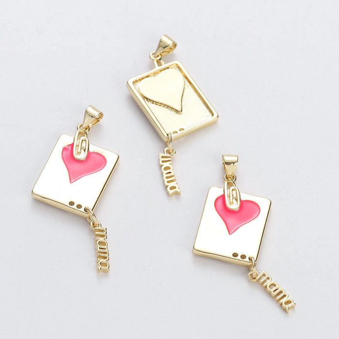 Wholesale Necklace No Fading Women's Pendant Mother's Day Pendant JDC-PT-YJ016