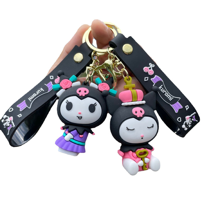 Wholesale Keychain Soft Rubber Cute Doll Car Keychain Backpack Pendant