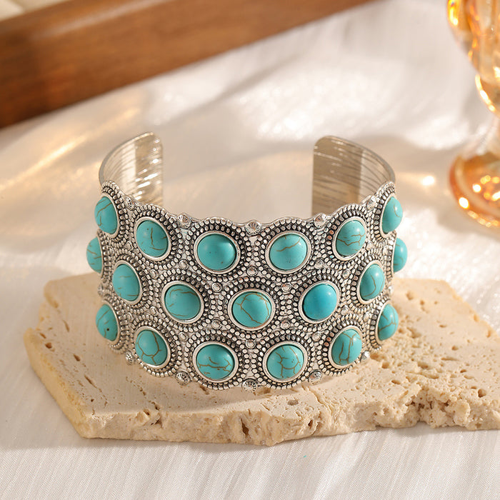 Wholesale Vintage Turquoise Ethnic Style Bohemian Bracelet