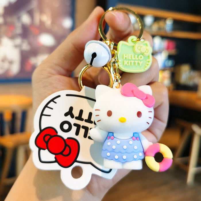 Wholesale Cartoon Doll Silicone Keychain JDC-KC-Tingm235