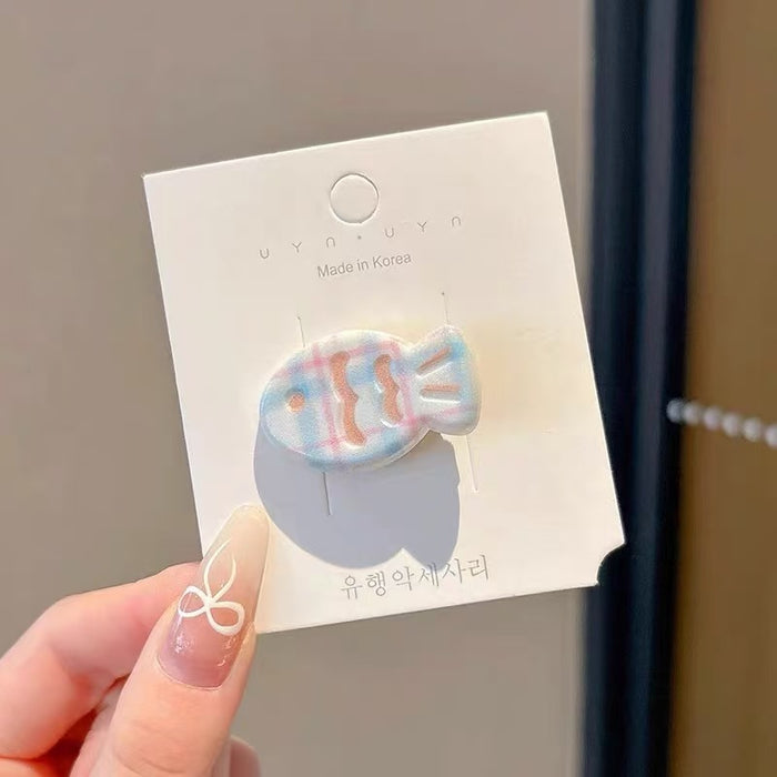 Wholesale Hair clip, macaron, small fish, bangs, cartoon, versatile headband, hair clip