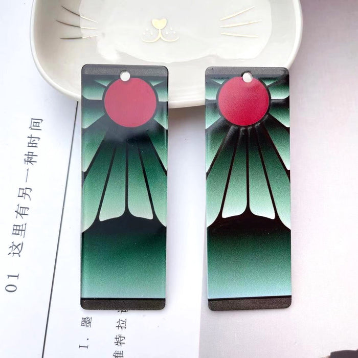 Wholesale anime earrings acrylic strip DIY creative can be set