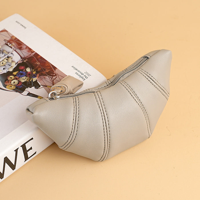 Wholesale Tote Niche Textures and Praise Dumpling  Coin Purse Women's  Solid Color