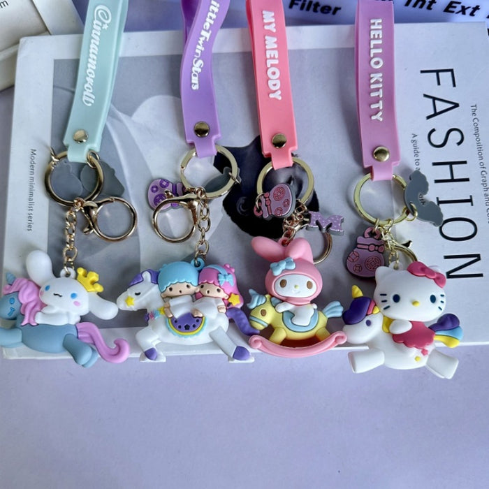 Wholesale Cartoon Doll Silicone Keychain JDC-KC-MingT272