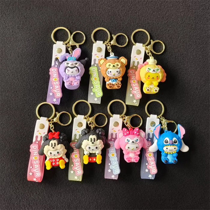 Wholesale Cartoon Silicone Doll Keychain JDC-KC-HaoXi009