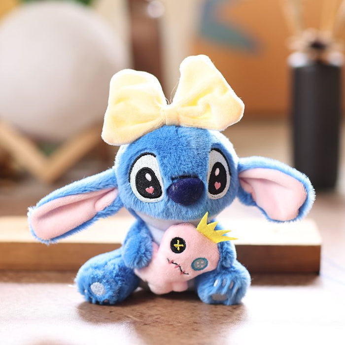 Wholesale Cute cartoon pendant plush toy alien doll bag pendant keychain doll