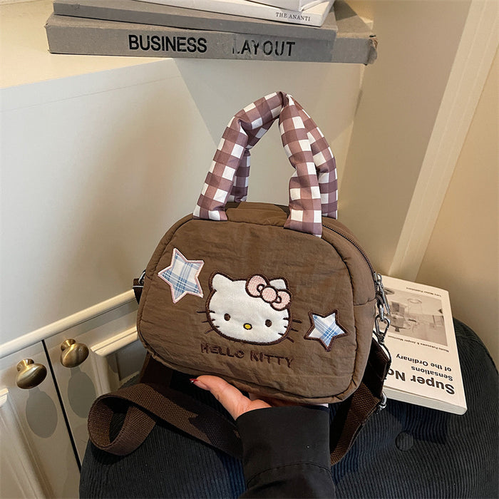 Wholesale Cute embroidered cartoon large capacity shoulder bags