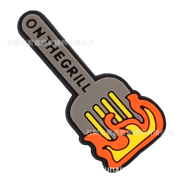 Wholesale 50pcs Buckle  Pvc Soft Glue DIY Accessories Shoes Charms