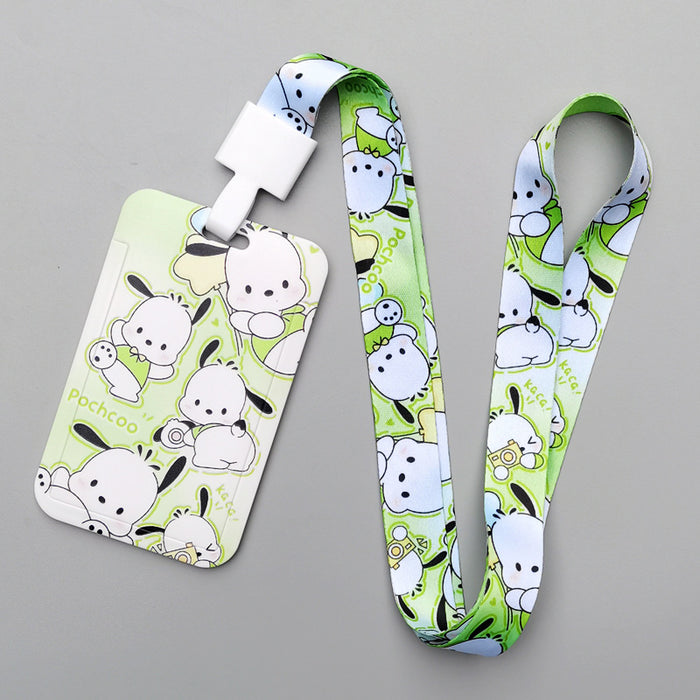 Wholesale Cartoon Style Plastic Card Holder With Neck Strap For Everyday Campus Use Stylish Gift