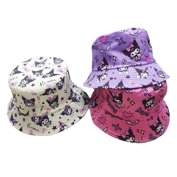 Wholesale Fisherman's hat, cute cartoon basin hat, double-sided sun protection and sunshade hat, bucket hat