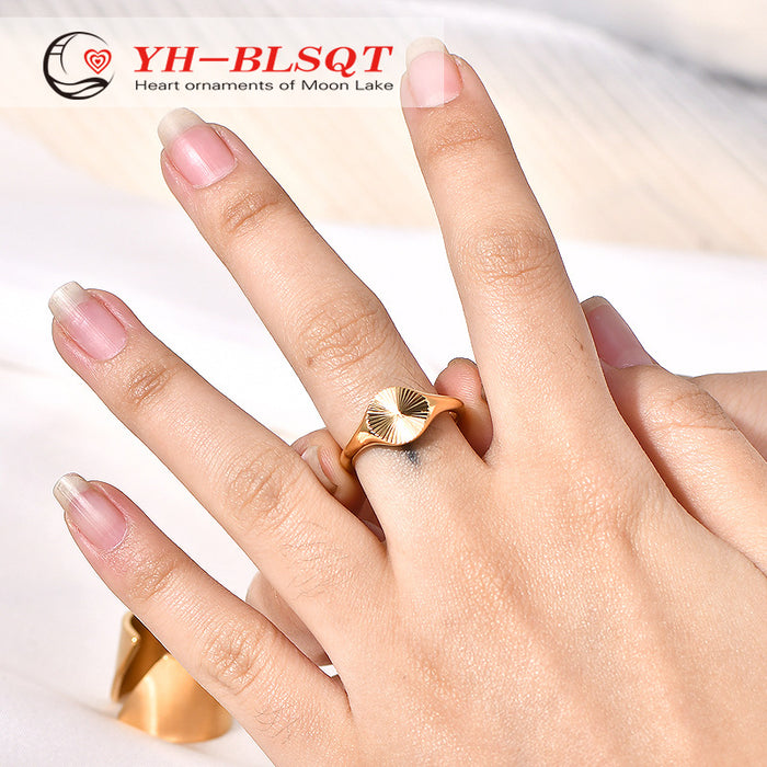 Wholesale stackable sunshine ring fashion jewelry