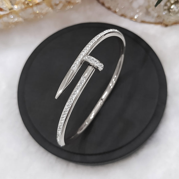 Wholesale Full Diamond Stainless Steel Bracelet JDC-BT-Shengh001