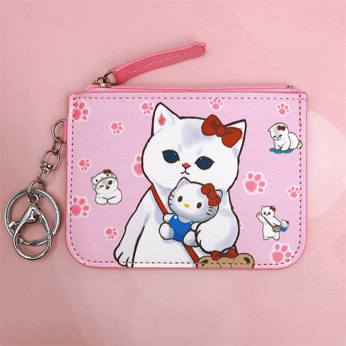 Wholesale PU Cartoon Printing Card Holder Coin Purse JDC-WT-YaLL016