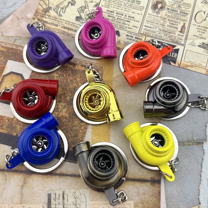 Wholesale Mini Metal Turbo Keychain